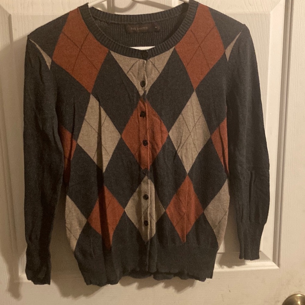 The Limited Argyle sweater